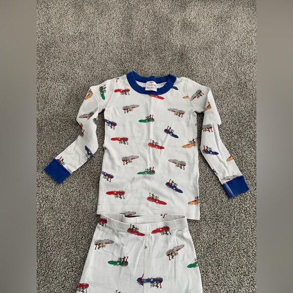Hanna Andersson 120 size 6/7 Organic Cotton holiday Winter pajamas - Picture 2 of 5